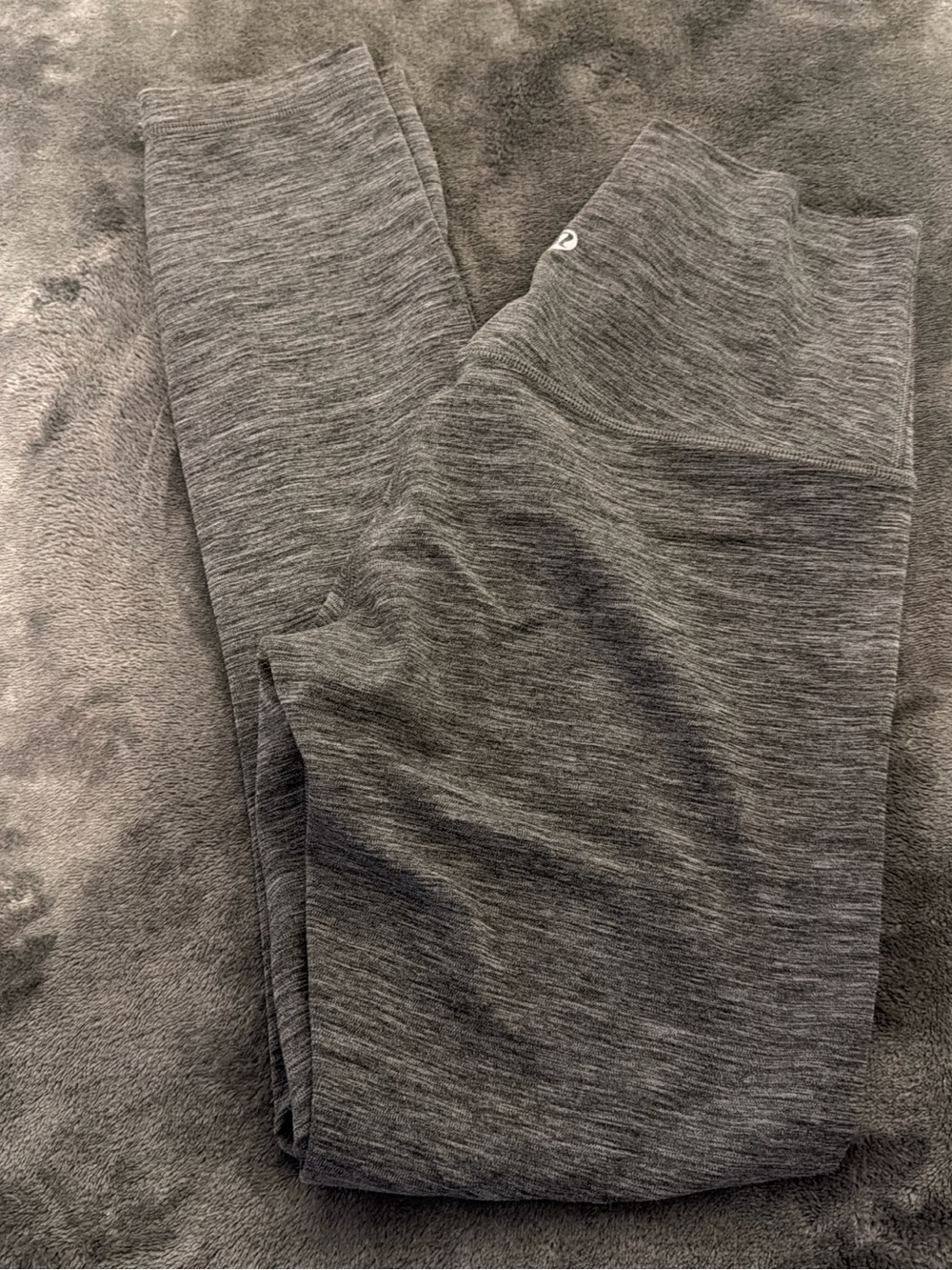 LULULEMON Gray Athletic Leggings. 25”